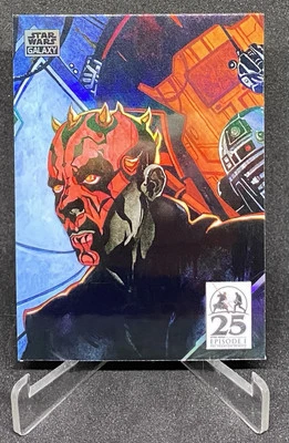 INFILTRATOR 2024 Topps Star Wars Chrome Galaxy Darth Maul 25th Anniversary - Image 1 of 2