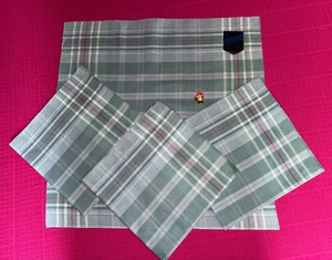 4 grands mouchoirs en pur fil  coton de Cholet 50 cm x 50 cm  réf M19 - Picture 1 of 4