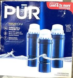 NEW 3 Pack PUR MAXION PPF951K Replacement Pitcher Filter Lead Reduction 3 Sealed - Picture 1 of 3