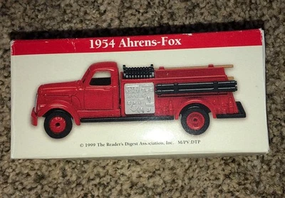 1954 Ahrens-Fox пожарная машина The Reader's Digest 1999 масштаб 1:64 - Изображение 1 из 4