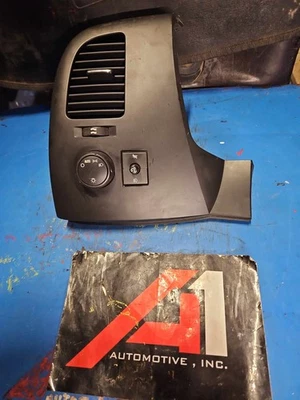 07-10 GMC SIERRA Headlight Switch Left Dash Mounted W/Bezel Driver Side Lh OEM Foto 1 de 4