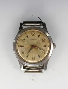 Benrus Uhr Herren 2155 Swiss Vintage Silber Edelstahl Mechanisch NICHT FUNKTIONSTÜCHTIG - Bild 1 von 5