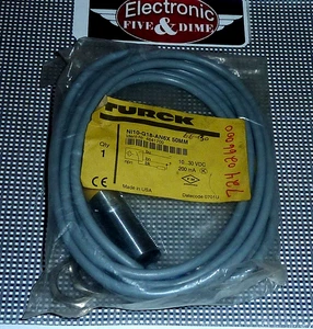 NI10G-18-AN6X 50MM TURCK  T4641700 9M ProXimity Sensor 10mm Sensing Distance PNP - Picture 1 of 1