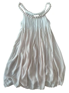 Valerie From Bali With Love Powder Pink Cotton Dress/swim Cover Up / Hand Made 4 - Picture 1 of 10