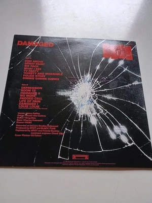  Black Flag Damaged signed Autogramm Vinyl  12" LP  Henry Rollins complete Band - Bild 1 von 4