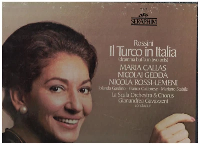 Il Turco In Italia by Puccini W/Maria Callas Dramma Buffo In 2 Acts, 2 LP box se - Image 1 of 4