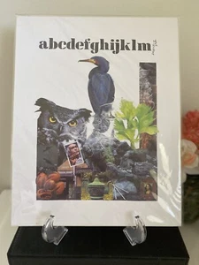 Art Print by B. Thomas Alphabet Owl Bird Mona Lisa Celery Modern Print Eclectic - Picture 1 of 12