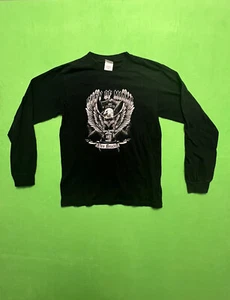 Miami Firefighters  Long Sleeve Black T-Shirt Size S Anvil Never Forget - Picture 1 of 4