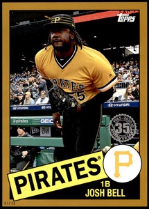 Josh Bell 2020 Topps 1985 35th Anniversary Series 2 5x7 Gold #85TB-37 /10