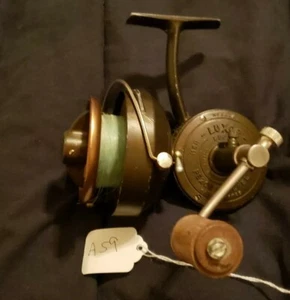 Vintage LUXOR Pezon-Michel Surf/Boat Spinning Reel Made In France No. 3L Saumon - Picture 1 of 5