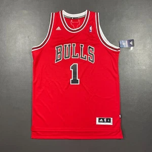 100% Authentic Derrick Rose Adidas Chicago Bulls Jersey Size Size XL+2" Mens - Picture 1 of 6