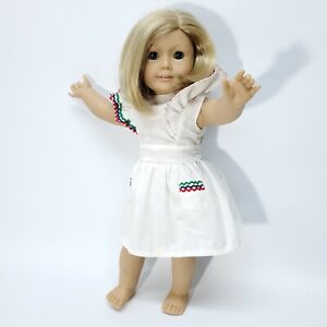 Pleasant Company American Girl Doll Kit Kittredge Freckles White Dress