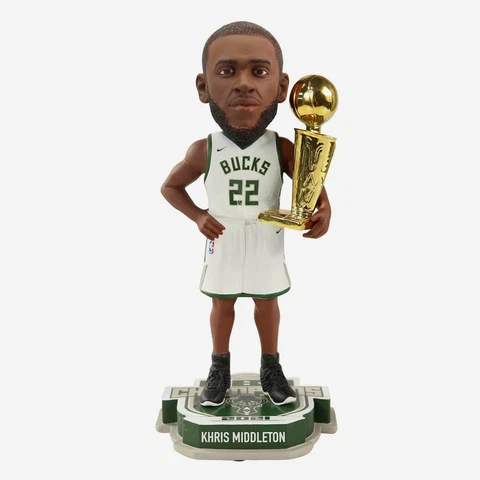 Khris Middleton Milwaukee Bucks 2021 NBA Champions Bobblehead Cover
