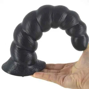 DILDO CON ventosa anale plug sex ANAL toy butt nero unicorno sexy silicone INTIM - Foto 1 di 5