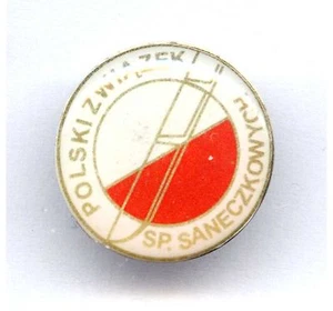 spilla PyeongChang 2018 FEDERAZIONE POLACCA SLITTINO distintivo non datato - Foto 1 di 1