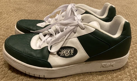 New York Jets Reebok Sneakers Size 10 Cover