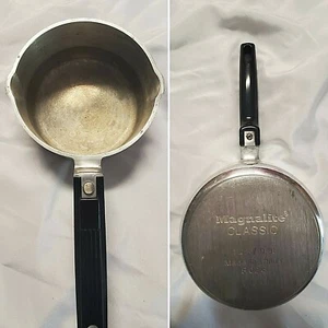 MAGNALITE CLÁSICO UTENSILIOS DE COCINA DE ALUMINIO SARTÉN/OLLA SOLO SIN TAPA TAMAÑO 1 CUARTO DE GALÓN CON CAÑOS - Imagen 1 de 11