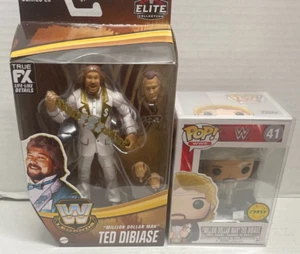 WWE/WWF Million $ Man Chase Bundle-1 Funko Pop-1 Elite Legends Collection - Imagen 1 de 16