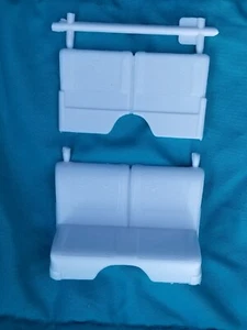 Pieza modelo 1:16 *** ASIENTO DELANTERO para Chevy Bel Air 1957 convertible AMT - Imagen 1 de 3