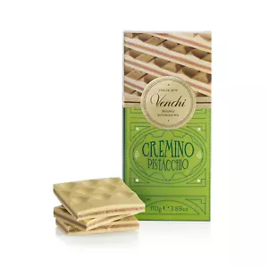 - Pistachio Cremino Chocolate Bar with Gianduja, 3.88Oz - Gluten Free - Picture 1 of 12