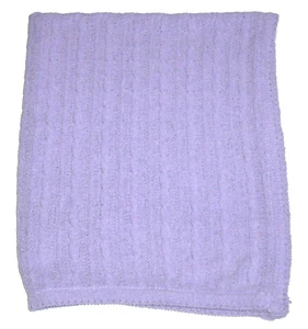 Circo Target Purple Baby Blanket Chenille Cable Knit Rope Security - Picture 1 of 2