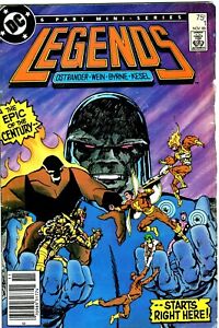 LEGENDS #1 1ST AMANDA WALLER! DARKSEID! DC COMICS 1986! NO RESERVE!