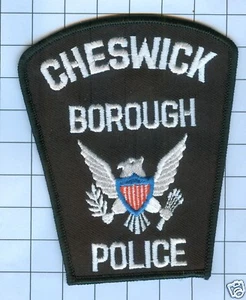 POLICE PATCH - CHESWICK BOROUGH PA - Picture 1 of 1