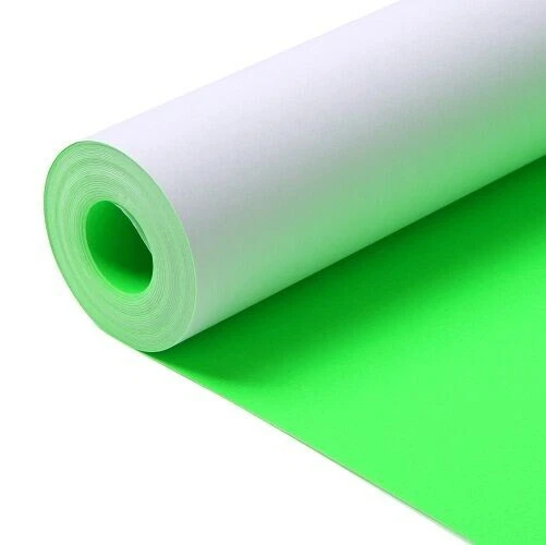 Rollo de papel fluorescente neón A1 100 metros x 841 mm - verde neón Foto 1 de 1
