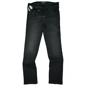 Zerres Cora Damen Jeans Hose stretch high 36 normal W28 L32 grau Stickerei Perle - Bild 1 von 5