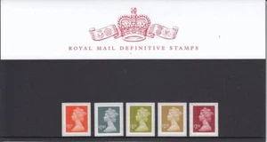 GB 2017 DEFINITIVE MACHIN PRÄSENTATIONSPAKET Nr. 106 £1,17 bis £2,55 postfrische Briefmarken - Bild 1 von 2