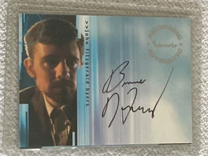 2001 Inkworks X-Files Seasons 4 & 5 Autograph Card Bruce Harwood #a2 w/ Redemp 1 - Picture 1 of 5