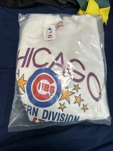 Vintage Chicago Cubs Baseball 80s Eastern Division Champs Sweatshirt Pullover LG - Picture 1 of 2