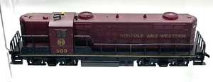 AHM HO SCALE NORFOLK & WESTERN GP-18 DIESEL LOCOMOTIVE #500 In Box *TESTED/WORKS - Picture 1 of 8