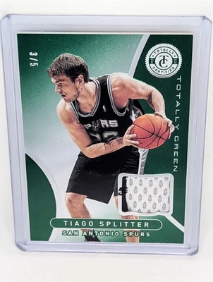 2012-13 Panini Totally Certified Green Materials Prime #129 Tiago Splitter /5 - Image 1 of 2