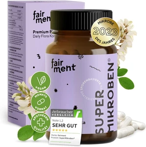 Fairment Supermikroben® Bakterien Stämme 3 MRD Kbe/Tagesdosis, Mit Zink, Vegan, - Bild 1 von 12