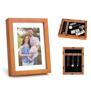 Photo Picture Frame Diversion Safe,Mini Safe Box with Hidden Secret Compartme... - Picture 1 of 7