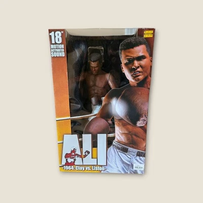 Figura de sonido activada por movimiento Neca Ali 1964 Clay Vs. Liston 2006 18" nueva Foto 1 de 4