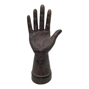"Mano de hierro fundido vintage para joyería, sujetalibros o peso de papel de 8,5"" de alto" - Imagen 1 de 7