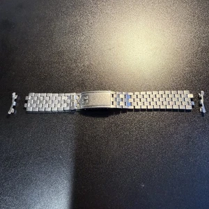 OMEGA Brick Bracelet 1040 No 12 Stainless Steel Watch Band Vintage 18 End Links - Picture 1 of 11