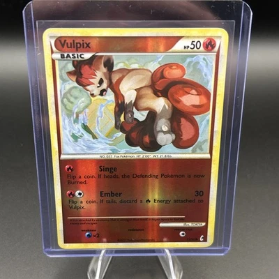 Vulpix 75/95 - Call of Legends - Reverse Holo 2011 Pokemon Card TCG Near Mint - Image 1 of 2