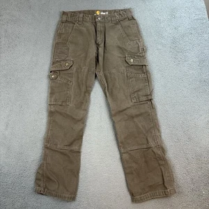 Pantalones Carhartt 32x30 Ripstop Carga Doble Rodilla Trabajo B342-DFE Resistente Usado Utilitario - Imagen 1 de 8