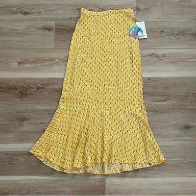 RHODE x Target Dainty Lotus Print Midi Skirt XXS DEFECTS - Image 1 of 4