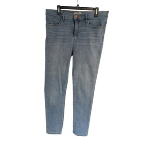 Madewell Roadtripper Crop Jeans 32 High Rise Stretch Skinny Light Wash Denim - Bild 1 von 6