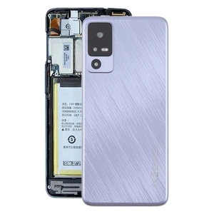 For TCL 40 R T771K Back Cover with Camera Lens Cover (Purple) - Photo 1 sur 2