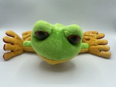 GANZ Webkinz Silver Glittered Red Footed Tree Frog Plush HM109 NO CODE - Image 1 of 4
