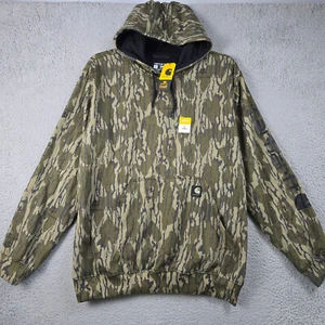 Suéter Carhartt Camuflado Grande Verde Exterior Ropa de Trabajo Sudadera con Capucha Caza Pesca Nuevo con Etiquetas - Imagen 1 de 13
