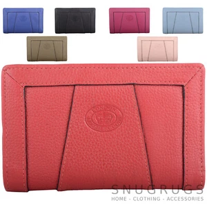Cartera de mujer original de cuero Pebble tamaño mediano protegida por RFID plegable - Imagen 1 de 22