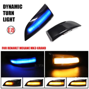 LED Dynamic Turn Signal Light For Renault Megane Grand Scenic Fluence Latitude - Picture 1 of 10