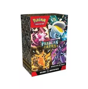 Pokemon Scarlet & Violet Paldean Fates - Paquete de refuerzo sellado de fábrica - 6 paquetes - Imagen 1 de 2