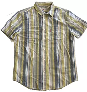Levi's Shirt One Pocket Men's M Casual Button-Up Short Sleeve Standard Fit New - Picture 1 of 10